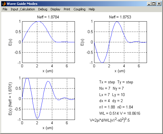 A sample output.